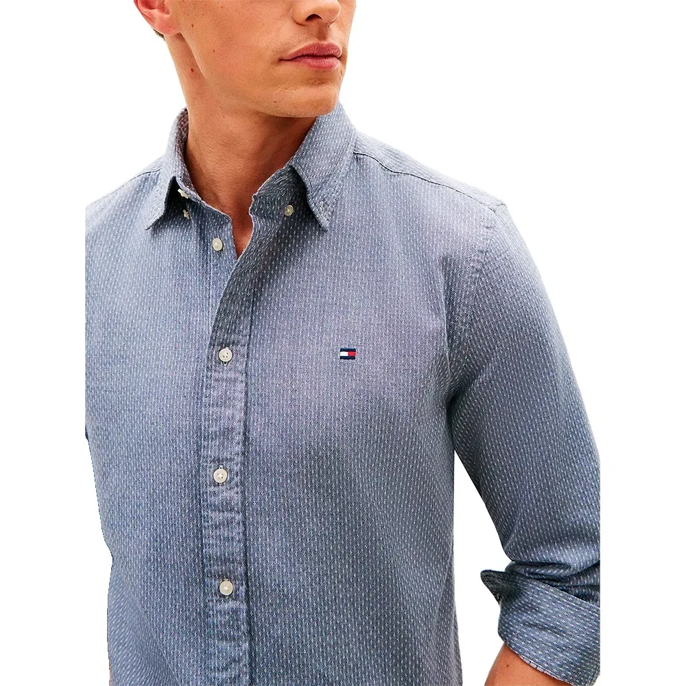 Рубашка с длинным рукавом Tommy Hilfiger, синий — фото 4