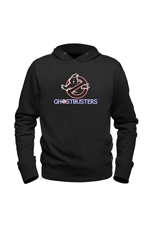 Детское худи с принтом Ghostbusters Alfa Tshirt, Black