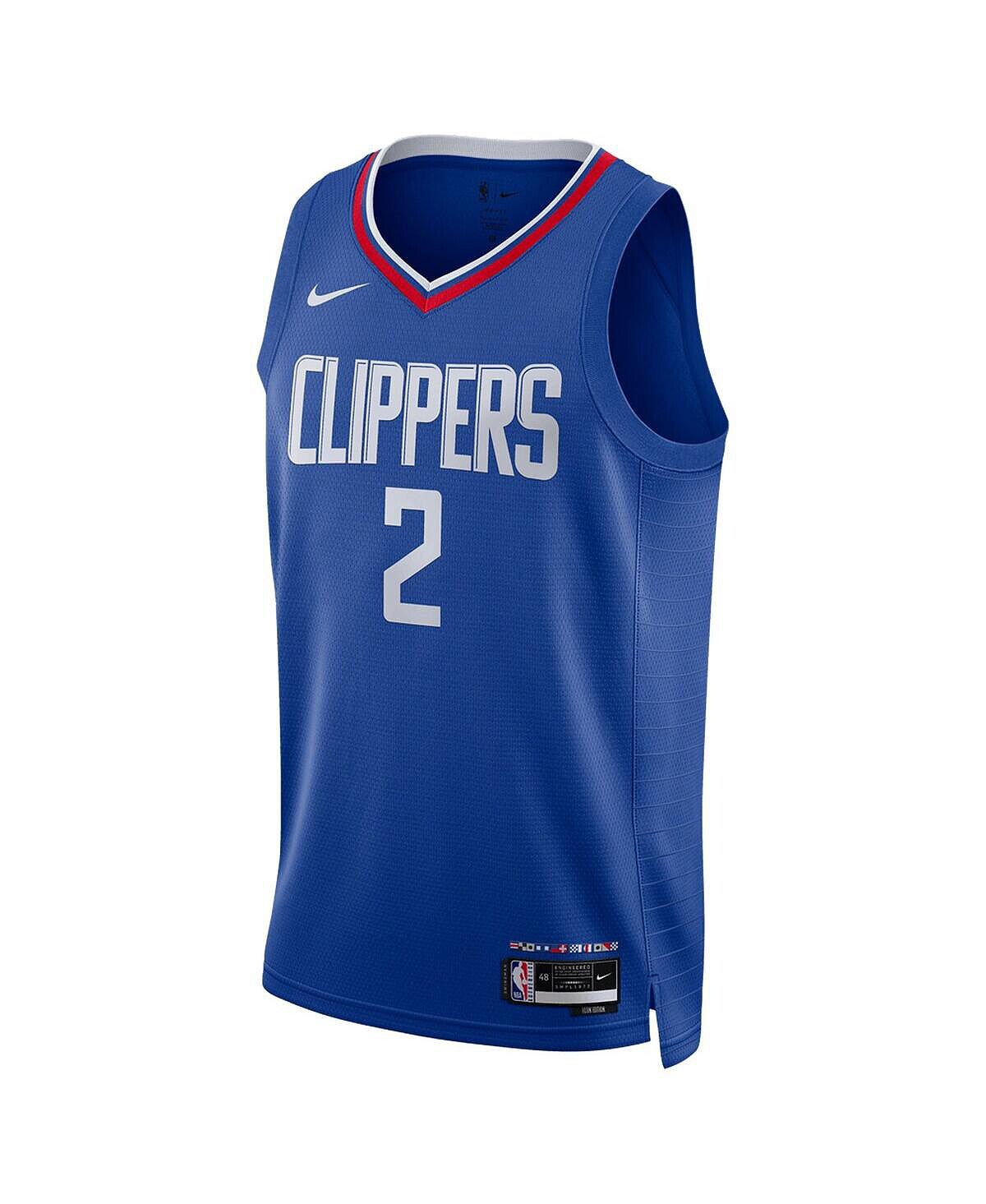 Джерси kawhi leonard royal la clippers 2022/23 swingman для мужчин и женщин — icon edition Nike — фото 4