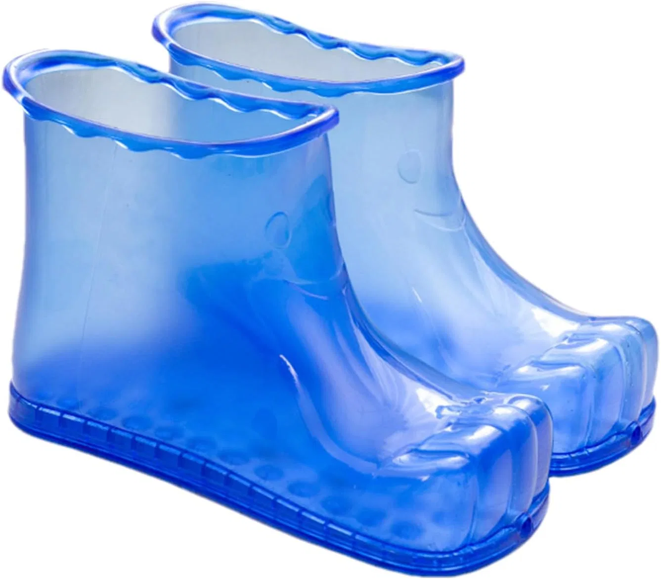 Массажные тапочки для ног, PVC, 28x12.5x18 см, Синий Generic