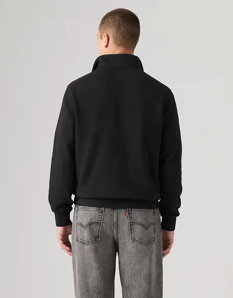 Пуловер Original housemark на четверть молнии Levi's, черный — фото 2