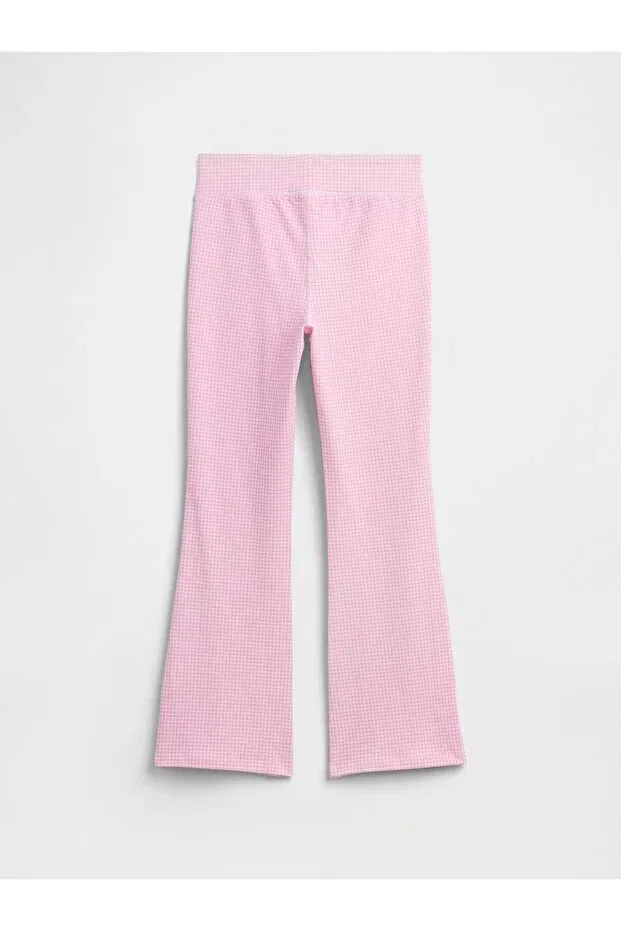 Детские леггинсы для девочек с принтом flare leggings Gap, Pink-001 — фото 3