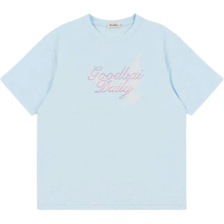 Детская футболка с круглым вырезом GOOD BAI, Baby Blue