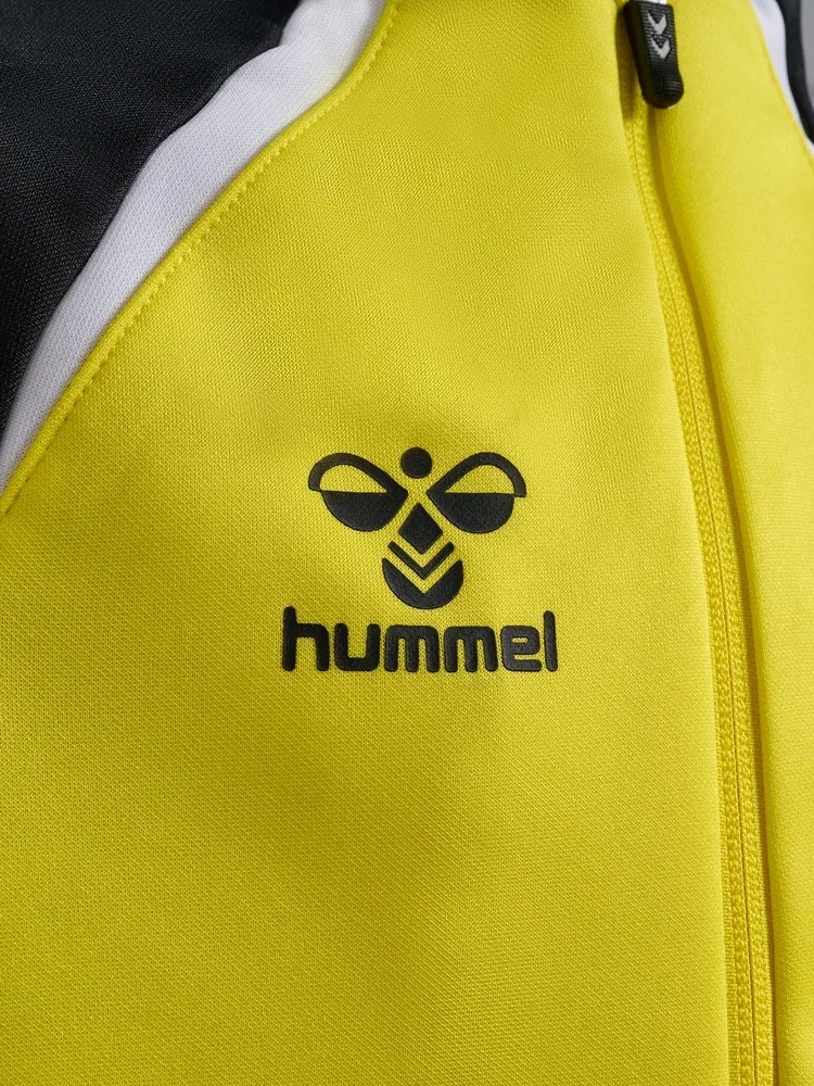 Тренировочная куртка детская с длинным рукавом Lead 2.0 Track Zip Jacket Hummel, желтый — фото 3