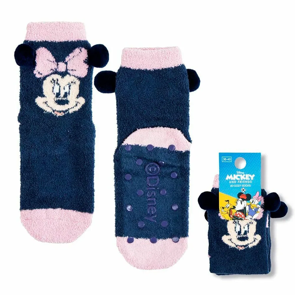 Детские носки для девочек с 3D-дизайном Minnie Disney, Blue — фото 2