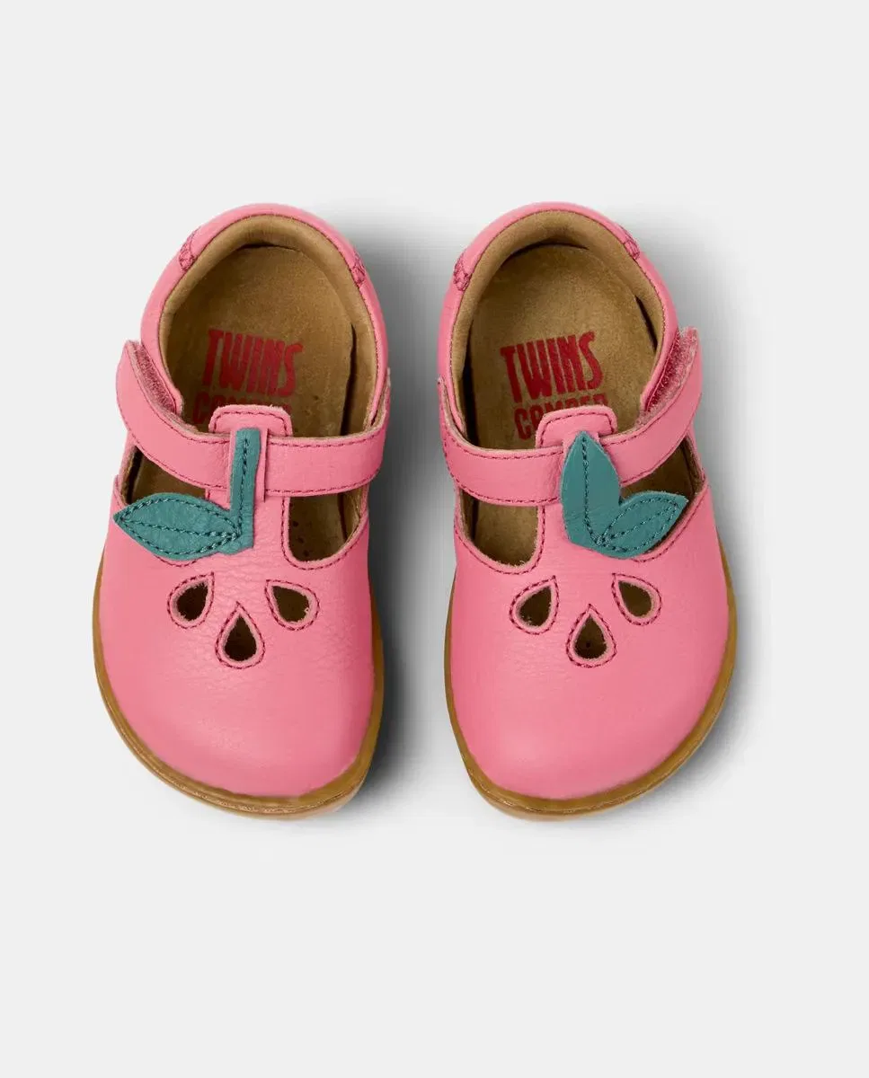 Балетки детские Camper TWINS, асимметричный дизайн, Rosa — фото 3