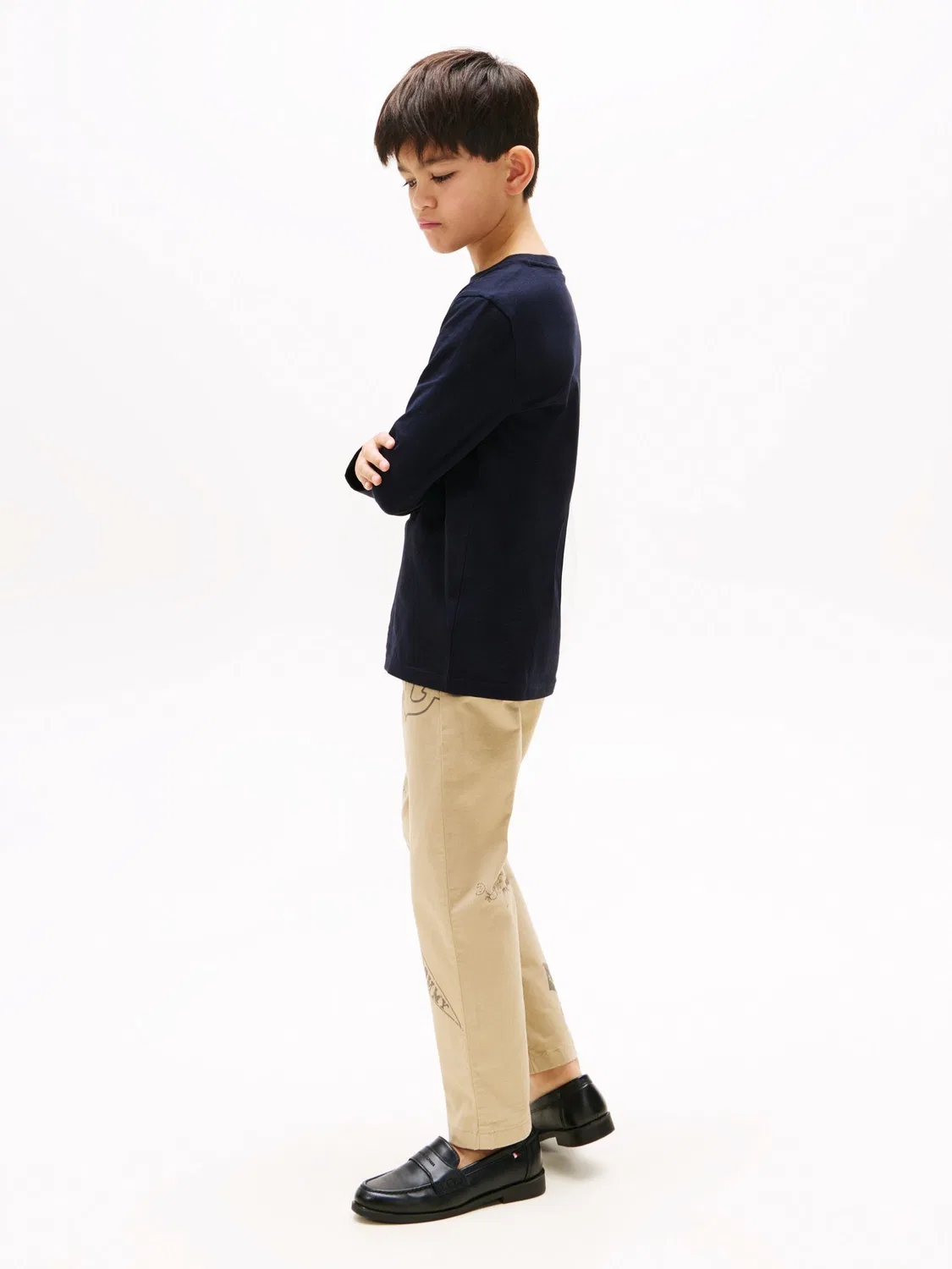 Футболка с длинным рукавом 2 шт Tommy Hilfiger, синий/белый — фото 2
