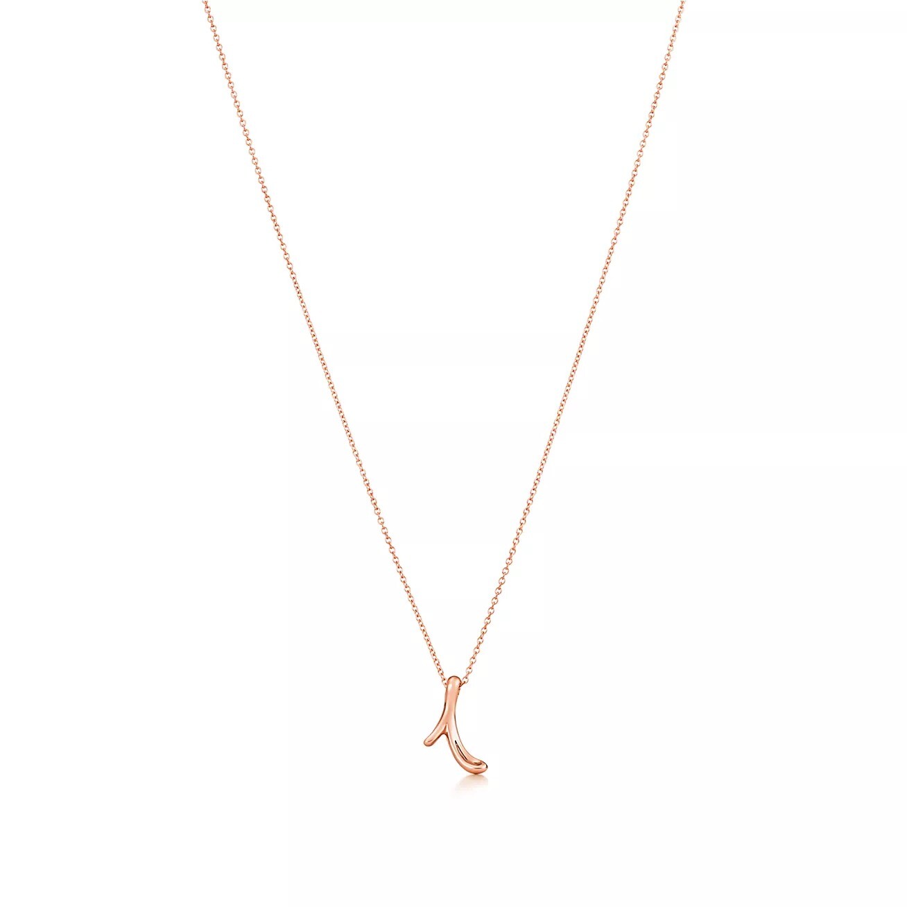 

Колье Tiffany & Co. Letter "I", розовое золото