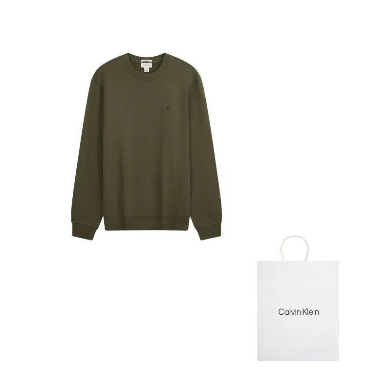 Мужской свитшот с длинным рукавом Calvin Klein, LI1-Army Green