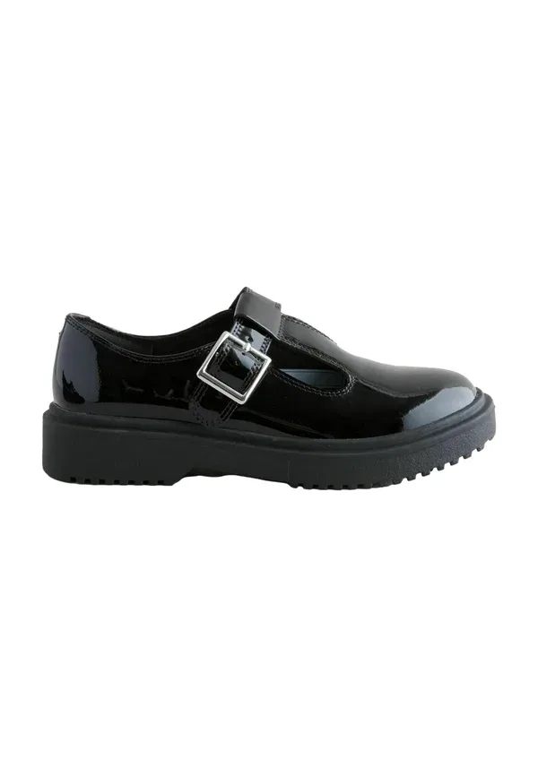 Туфли из кожи, Slip-ons, Next, черный