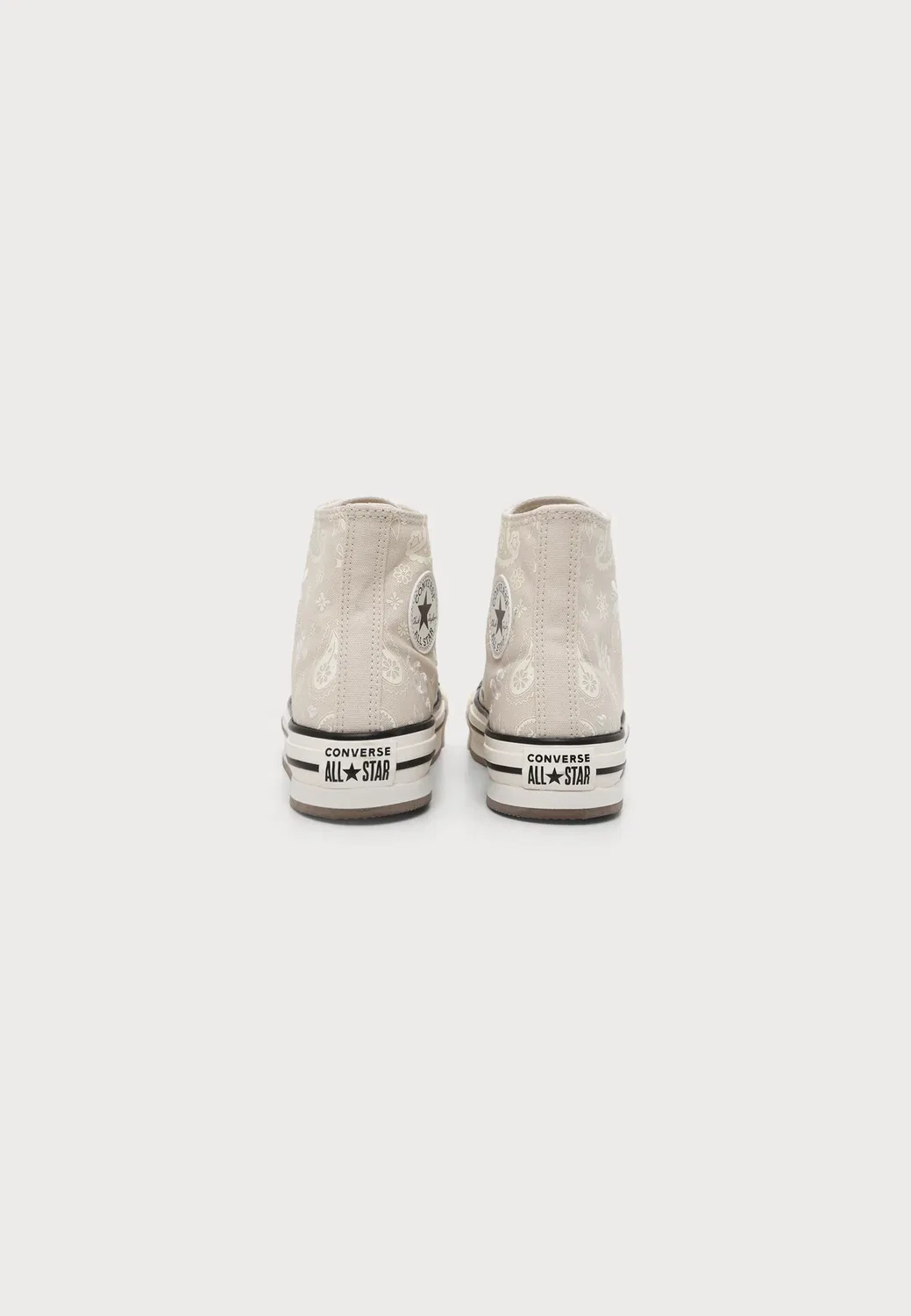 Кроссовки Chuck Taylor All Star Eva Lift унисекс - высокие кроссовки Converse, Natural Ivory/Egret/Black — фото 3