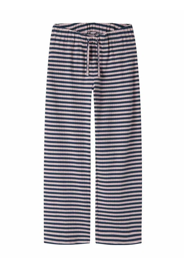 Брюки с полосками Hose straight fit Name It insignia blue, синий