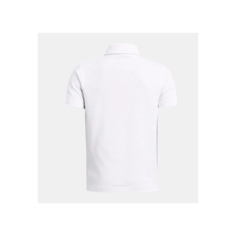 Детское поло-футболка с длинным рукавом UA Icon Polo Under Armour, Серый — фото 2