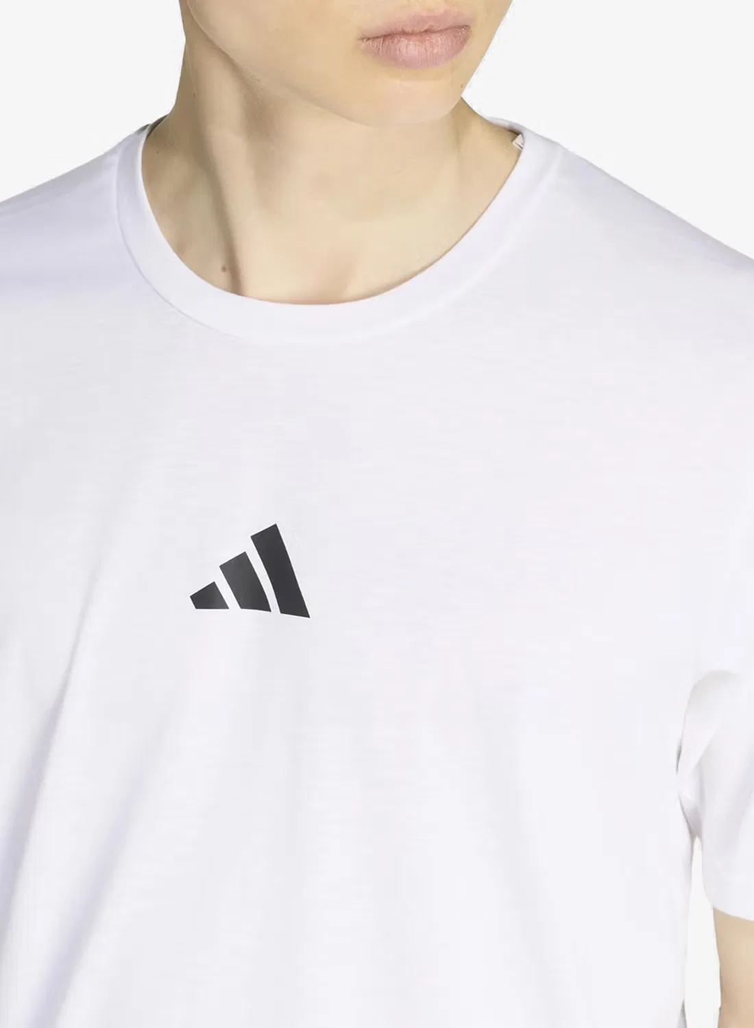 Футболка с принтом камуфляж Climacool Adidas, белый — фото 3
