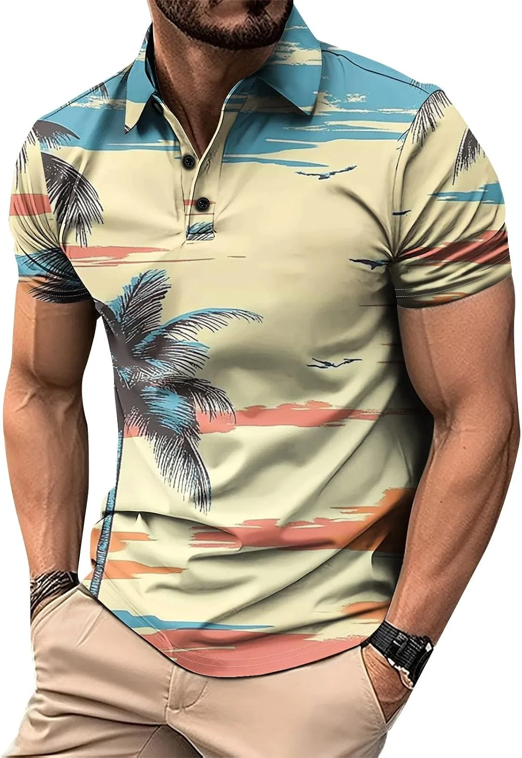 Мужское поло с коротким рукавом Athletic Golf Polos, Dark Blue
