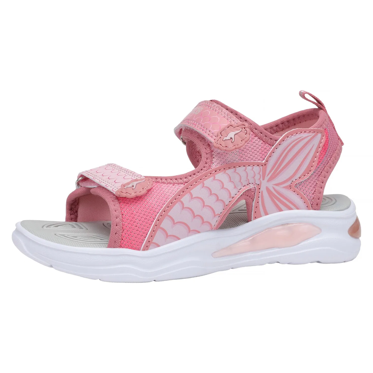 Детские сандалии с LED-подсветкой KangaROOS, Frost Pink/Dusty Rose