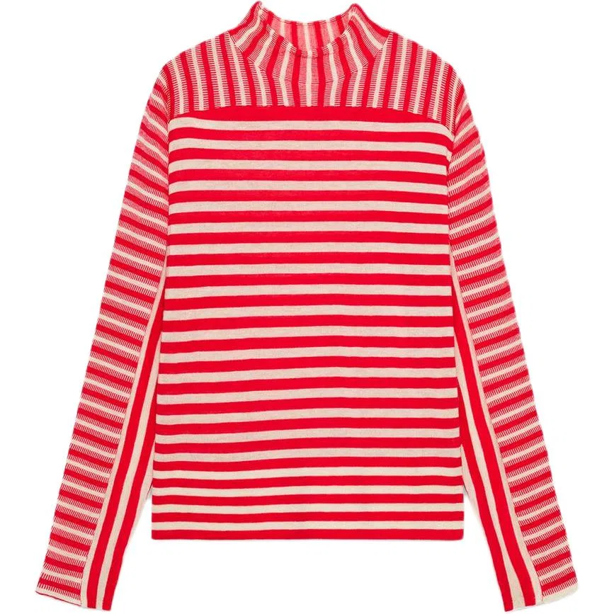 Женский свитер красный ZARA