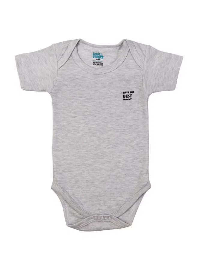 Боди-комбинезон с принтом, комплект из 3 штук, Babies Basic, разноцветный — фото 4