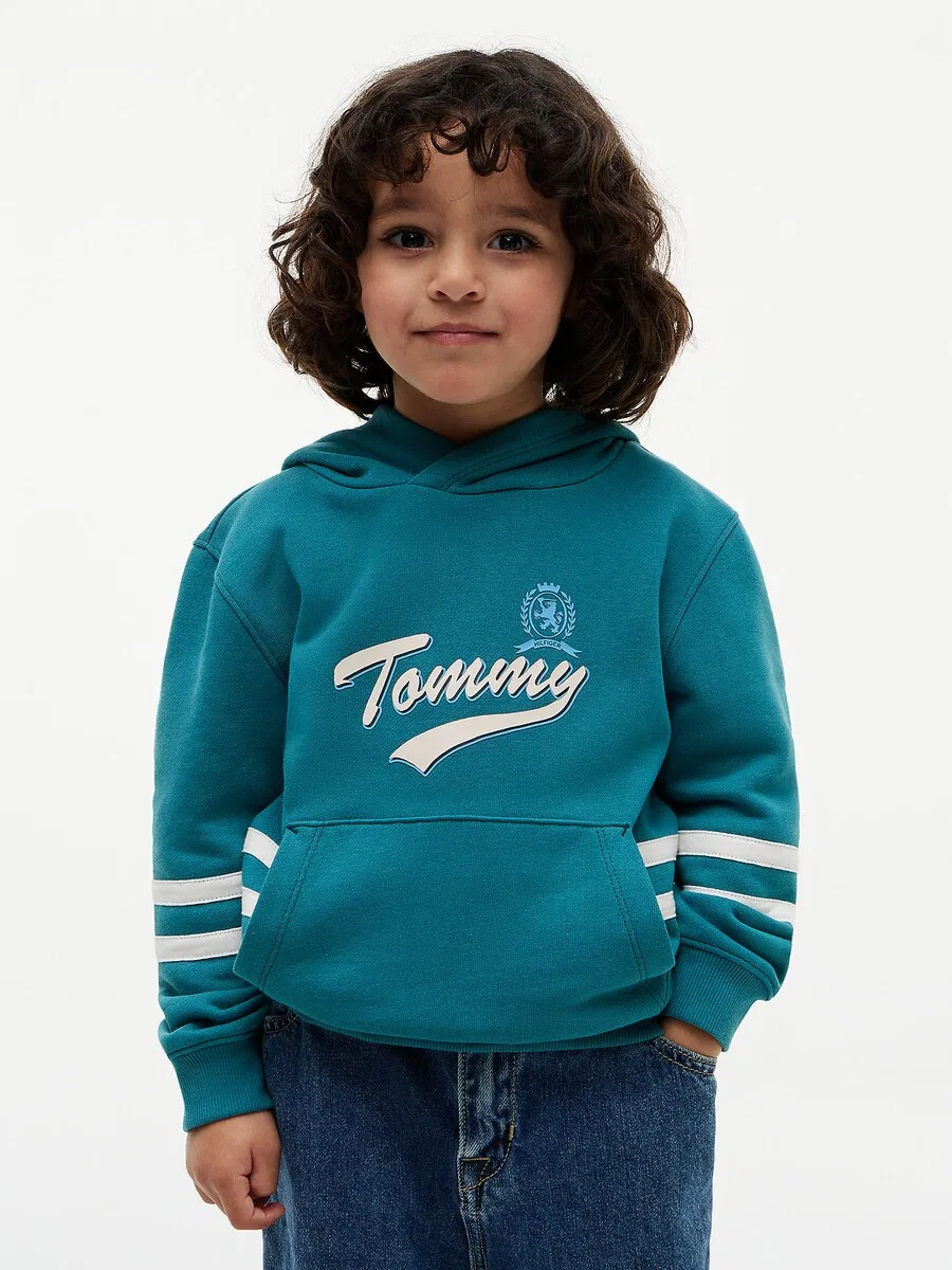 Толстовка TOMMY HILFIGER синего цвета — фото 2