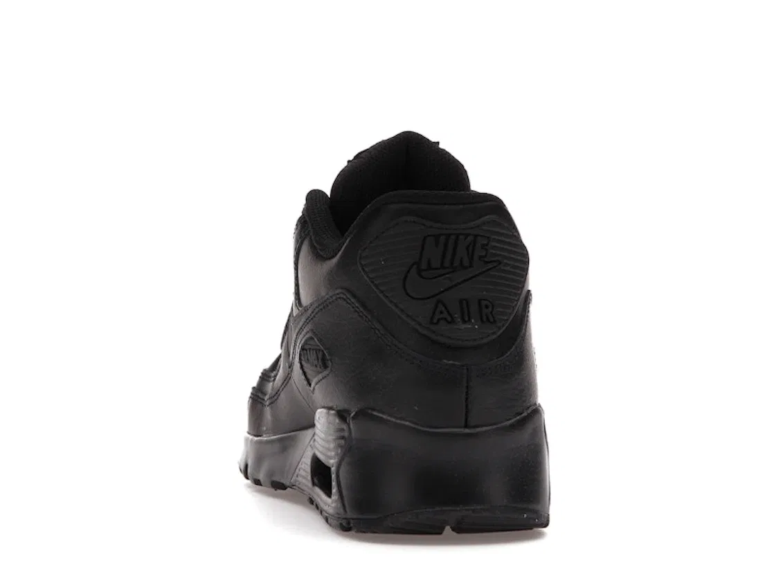 Детские кроссовки для мальчиков и девочек с амортизацией Nike Air Max 90, Black/Black — фото 4