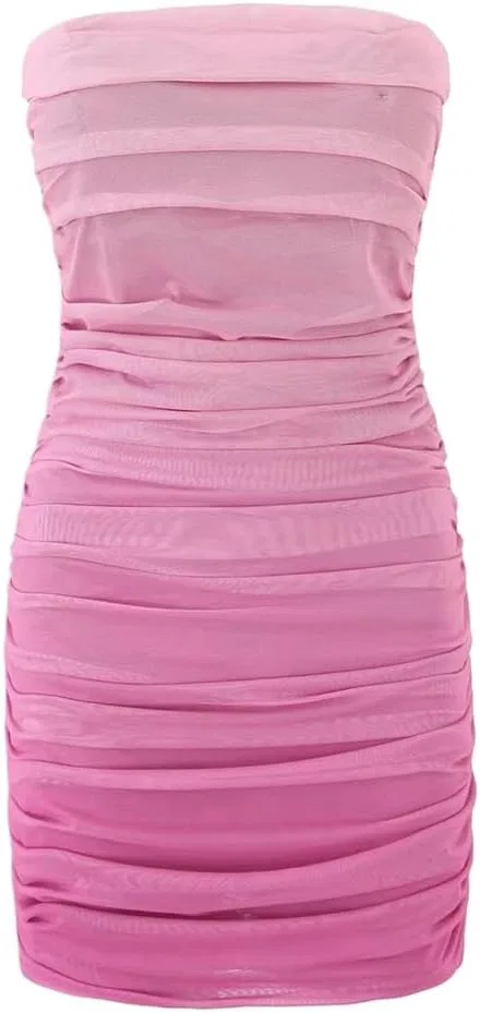 Женское мини-платье с градиентом Bodycon, Pic Color