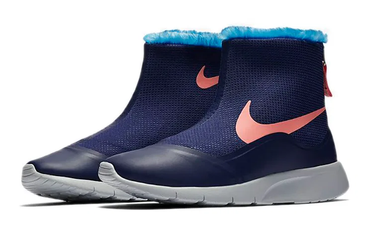 Детские кроссовки с высоким верхом Tanjun HI Blue/Pink Nike, Blue/Pink — фото 4