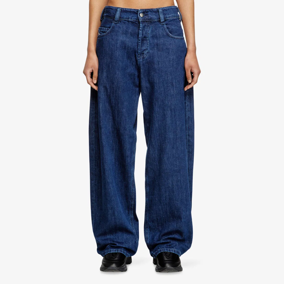 Джинсы свободного кроя из денима Diesel — фото 3