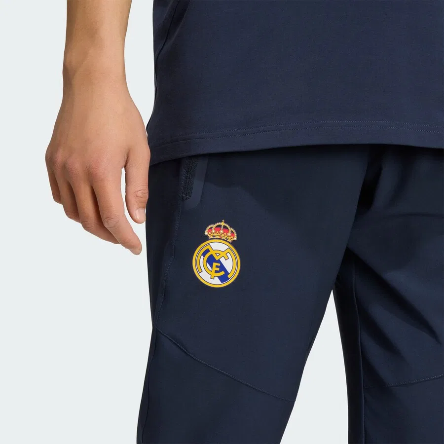 Спортивные брюки ADIDAS PERFORMANCE Regular Workout Pants 'Real Madrid Tiro' темно-синего цвета — фото 4