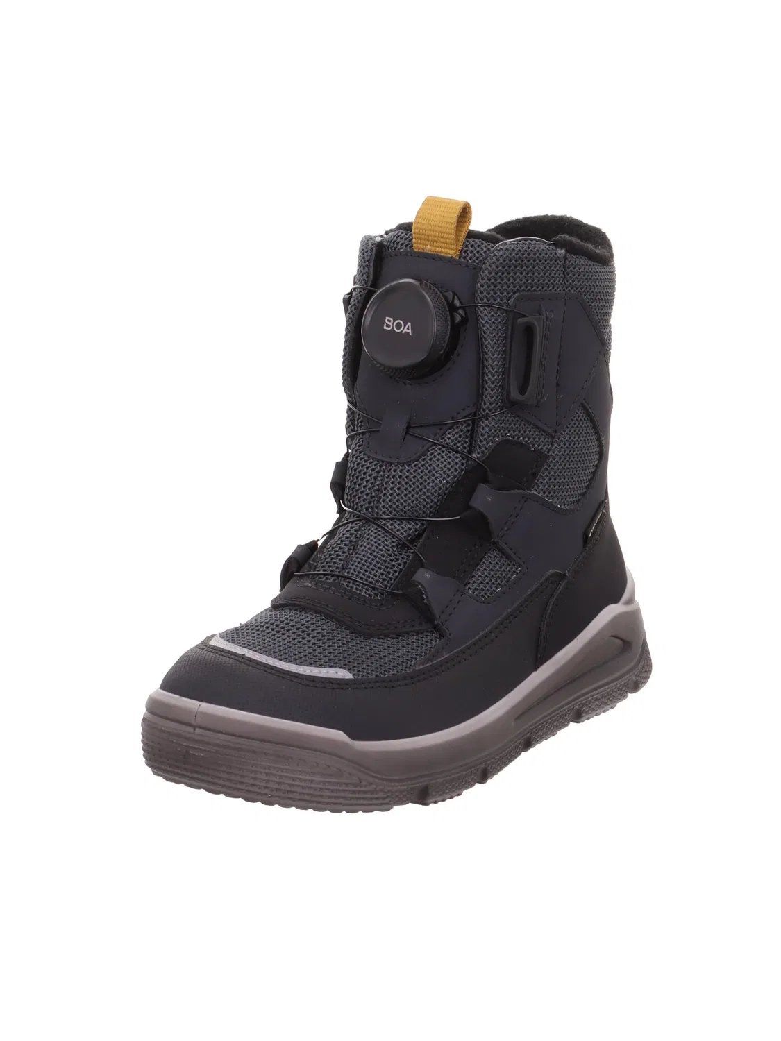 Детские ботинки для мальчиков утепленные Mars Superfit, Black Grey 0040