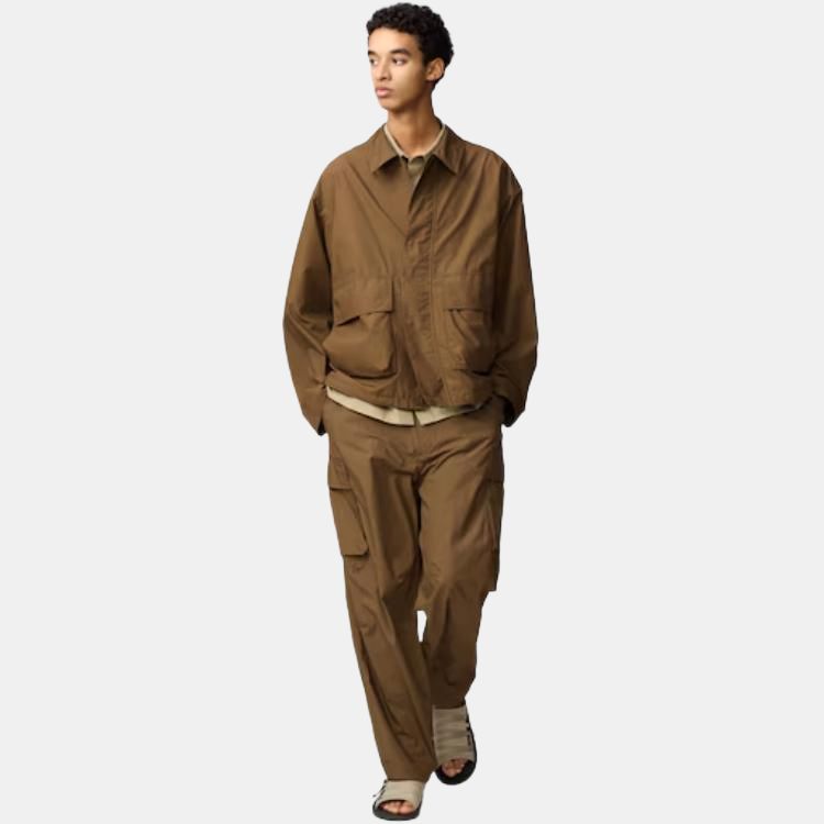 Коллекция C Clare Waight Keller карго-штаны унисекс UNIQLO, коричневый — фото 4