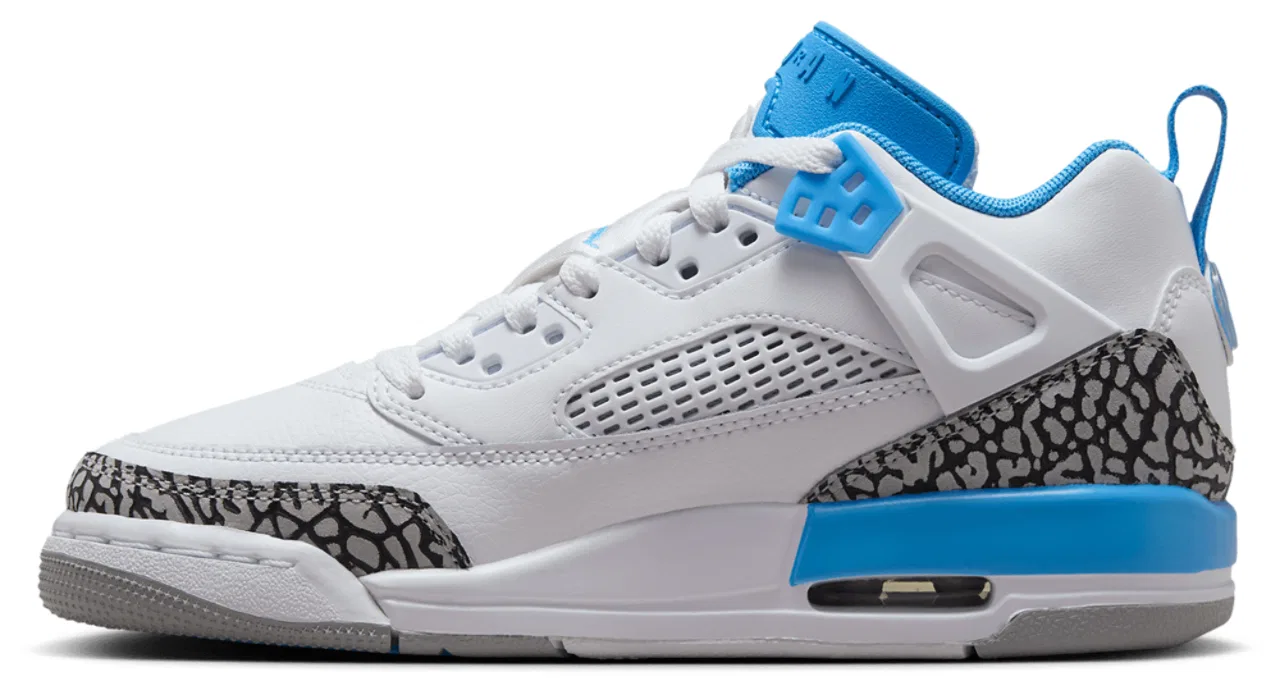 Кроссовки для мальчиков Spizike Low Jordan, цвет White/Carolina — фото 2