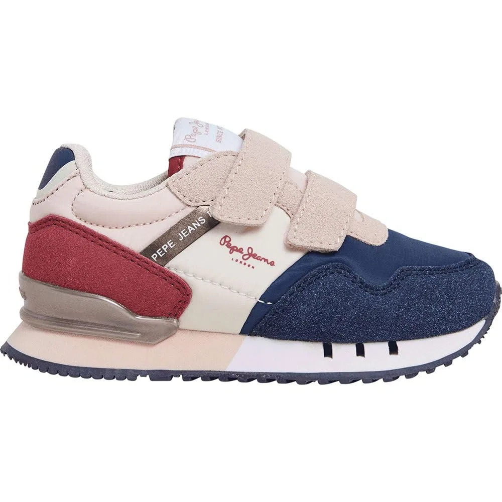 Детские кроссовки для девочек с комбинированным верхом London Colors Gk Pepe Jeans, Blue Jarman Blue