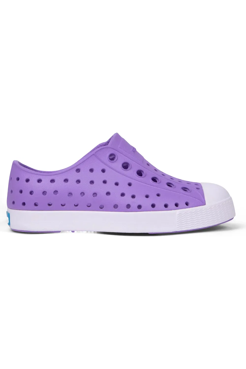 Кеды детские водонепроницаемые Jefferson Slip-On Native Shoes, Twilight Purple/Shell White — фото 3