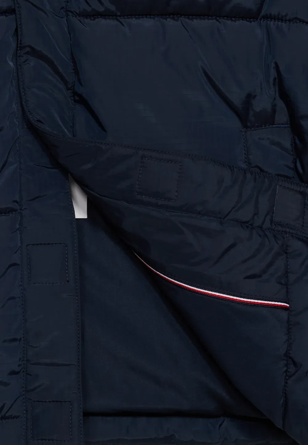 Фирменная пуховая куртка унисекс - зимняя куртка Tommy Hilfiger, Dark Blue — фото 3