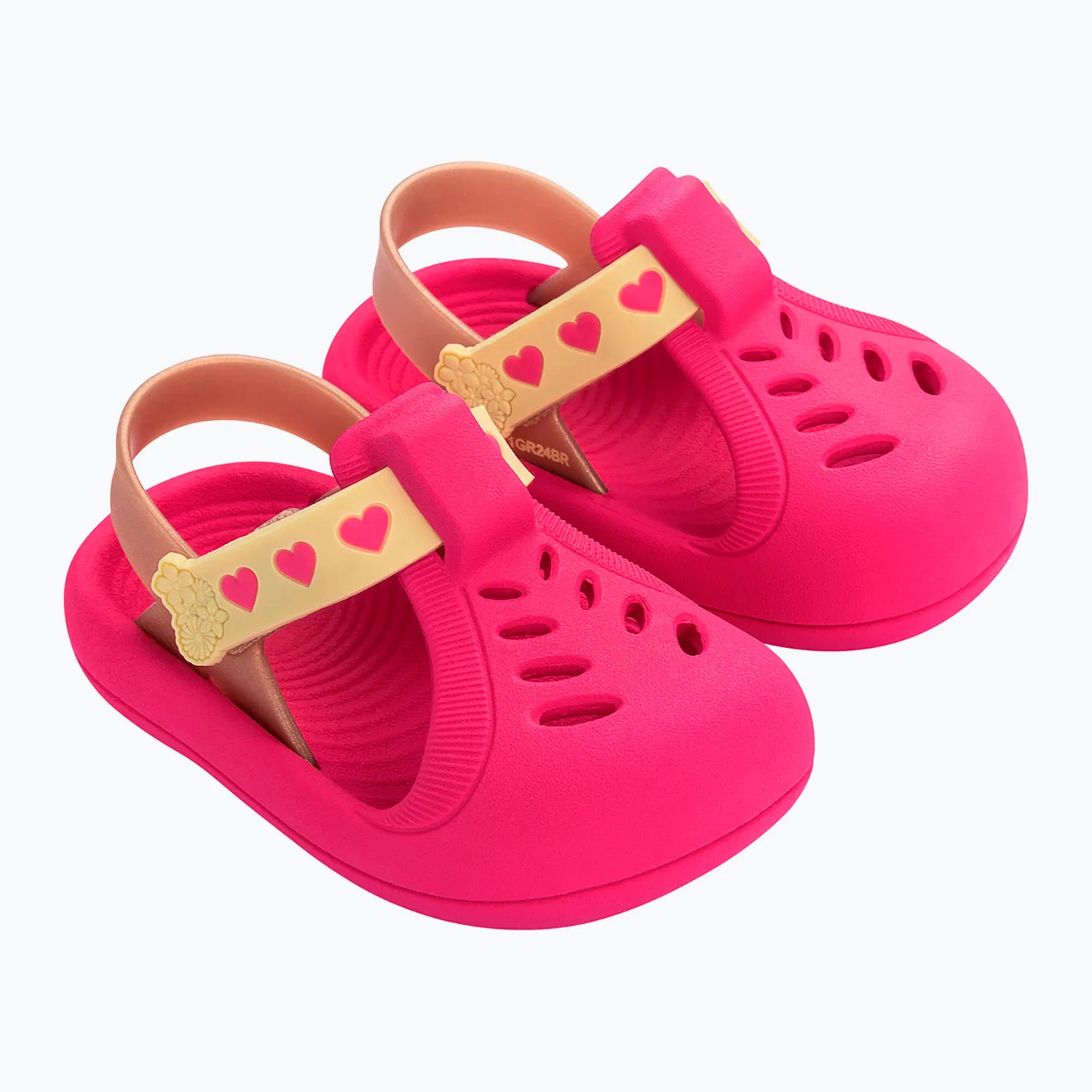 Детские сандалии для девочек с закрытым мыском Little Baby Ipanema, Rosa