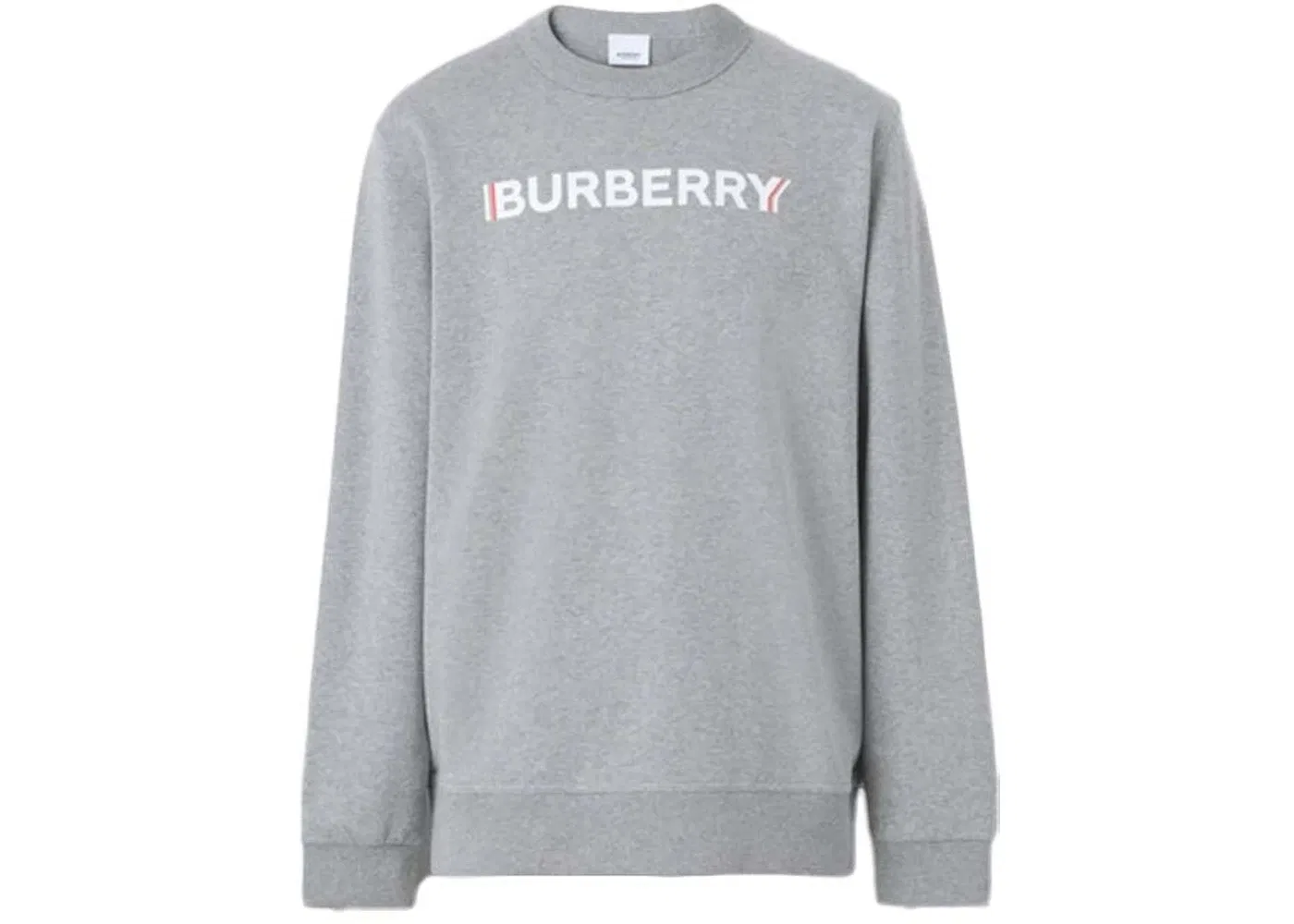 Мужской свитшот с принтом Burberry, Pale Grey Melange