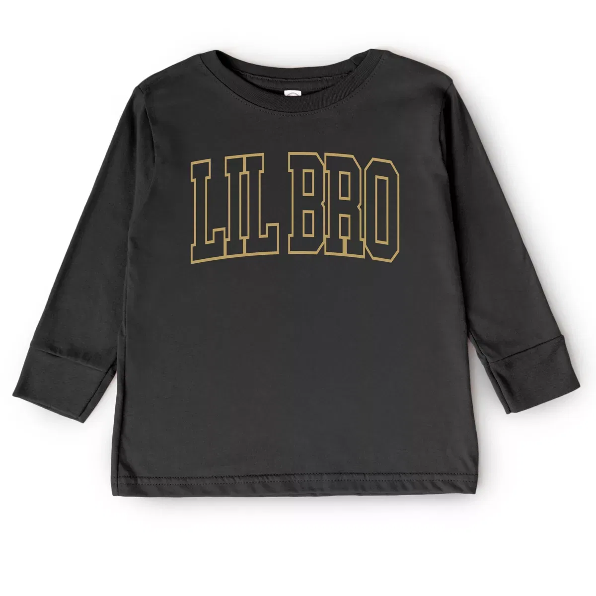 Детский лонгслив с принтом Lil Bro Varsity Outline The Juniper Shop, Kelly
