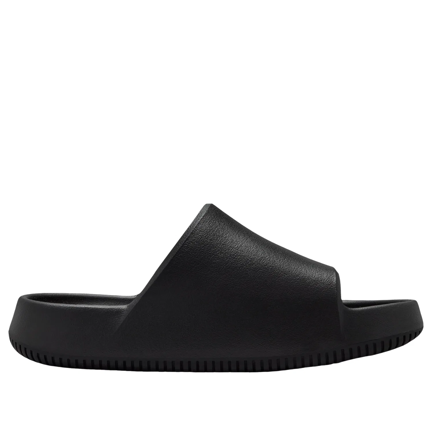 Детские шлепанцы с синтетическим верхом Calm 2.0 Slides 'Black' Nike, черный — фото 2