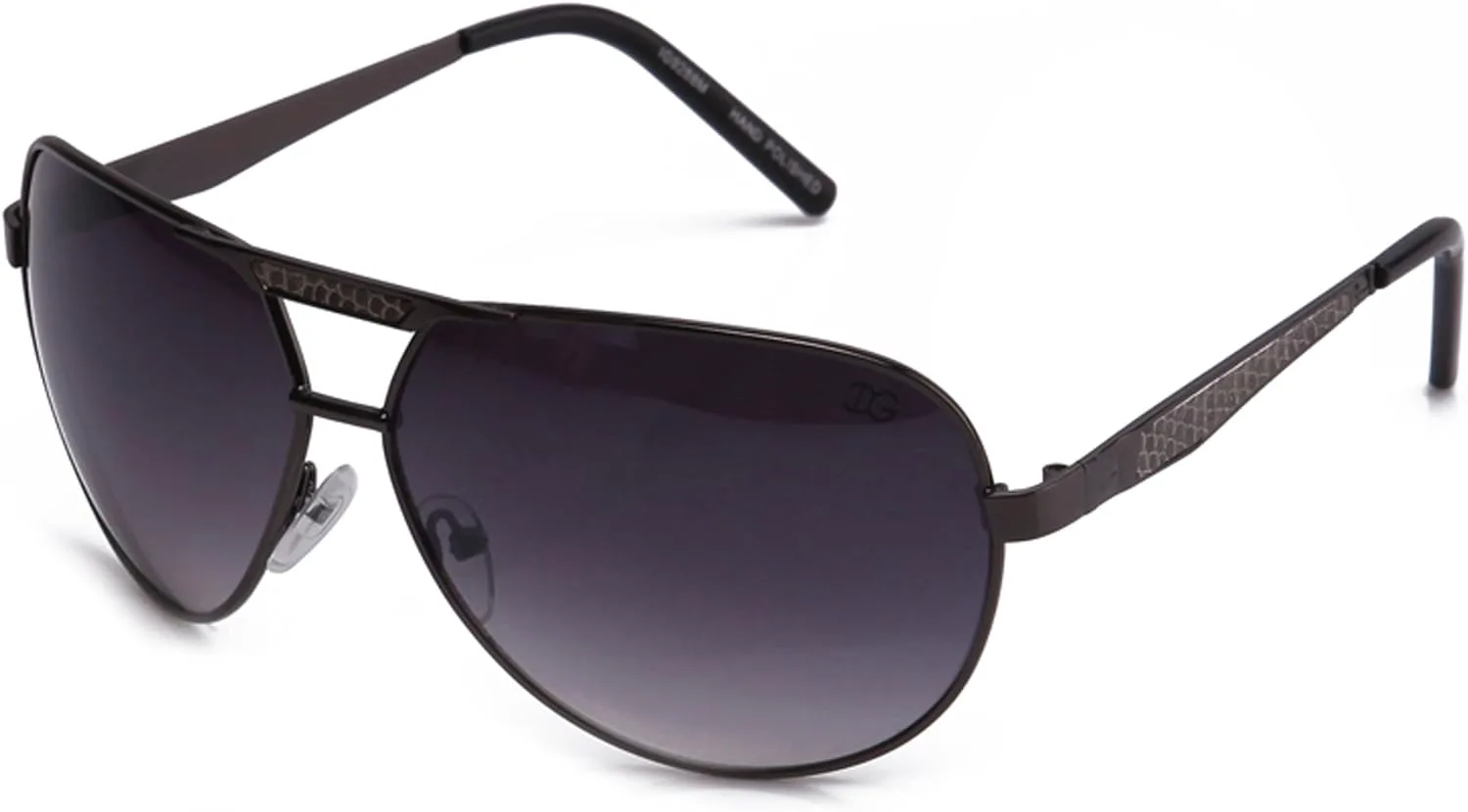 

Солнцезащитные очки-авиаторы большого размера, современный дизайн, градиентные линзы, защита от УФ-излучения Newbee Fashion Sunglasses, Gunmetal/Grey/Black