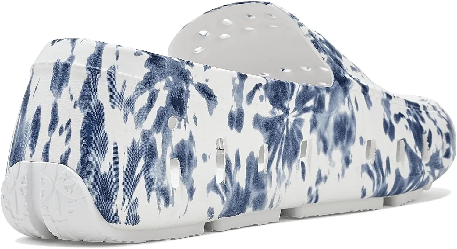 Детские туфли-лоферы для мальчиков с принтом Prodigy Driver Floafers, Navy Tie Dye/Bright White — фото 3