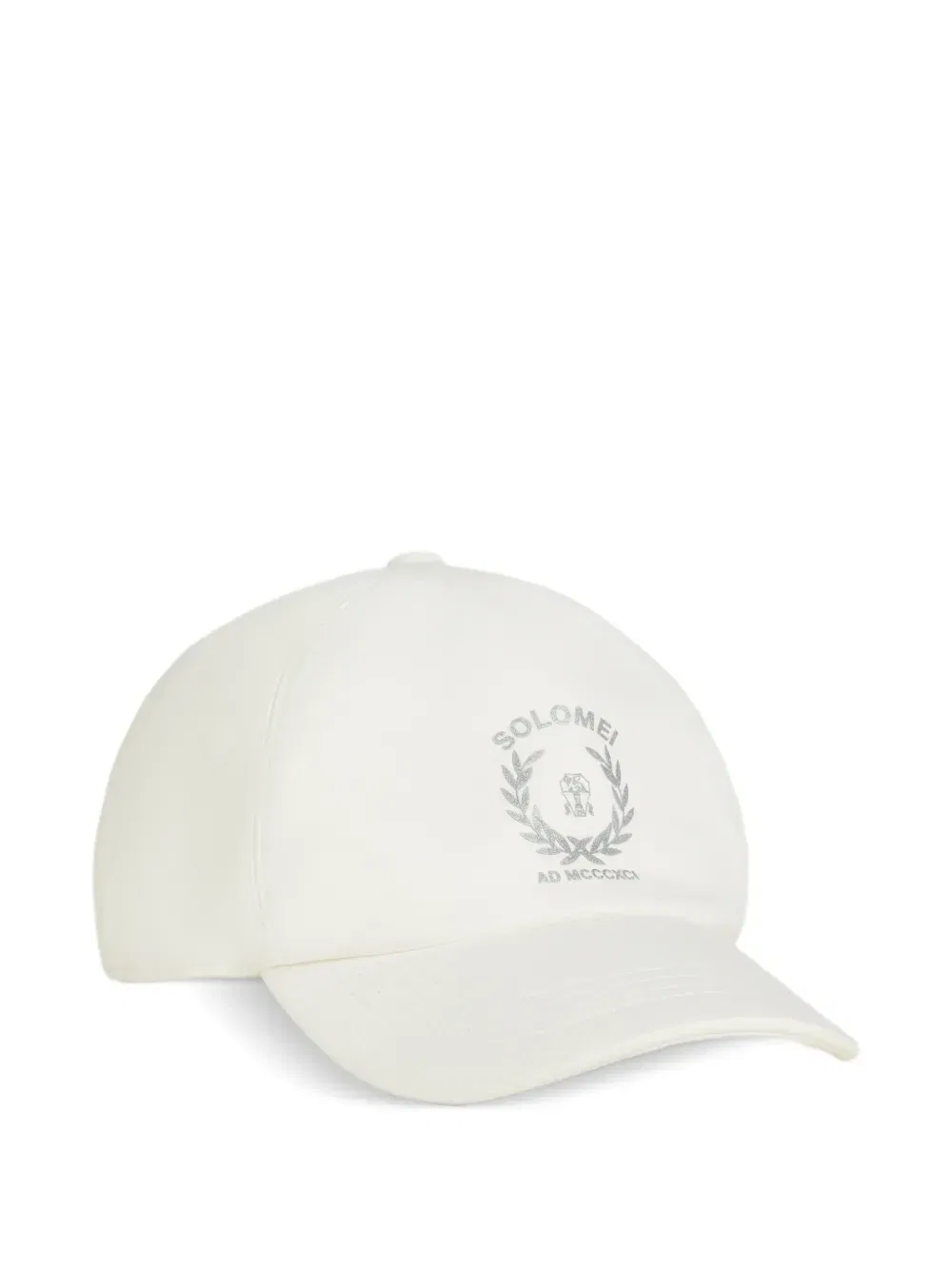 Бейсболка с принтом Brunello Cucinelli Kids, белый