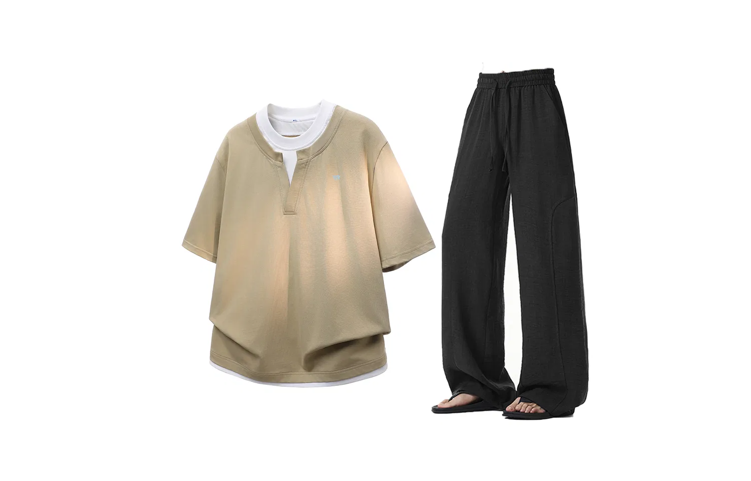 Детский спортивный комплект с круглым вырезом, с принтом, Casual Sportswear Unisex Crew Neck Thin, WARRIOR
