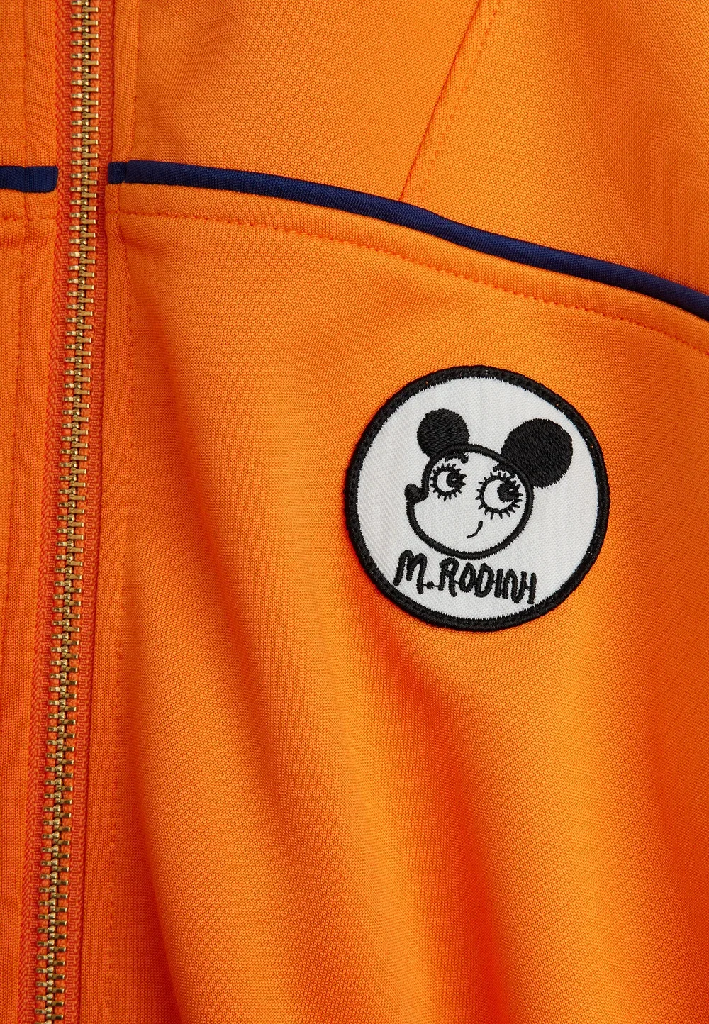 Спортивная куртка унисекс с нашивкой Ritzratz - тренировочная куртка Mini Rodini, Orange — фото 3