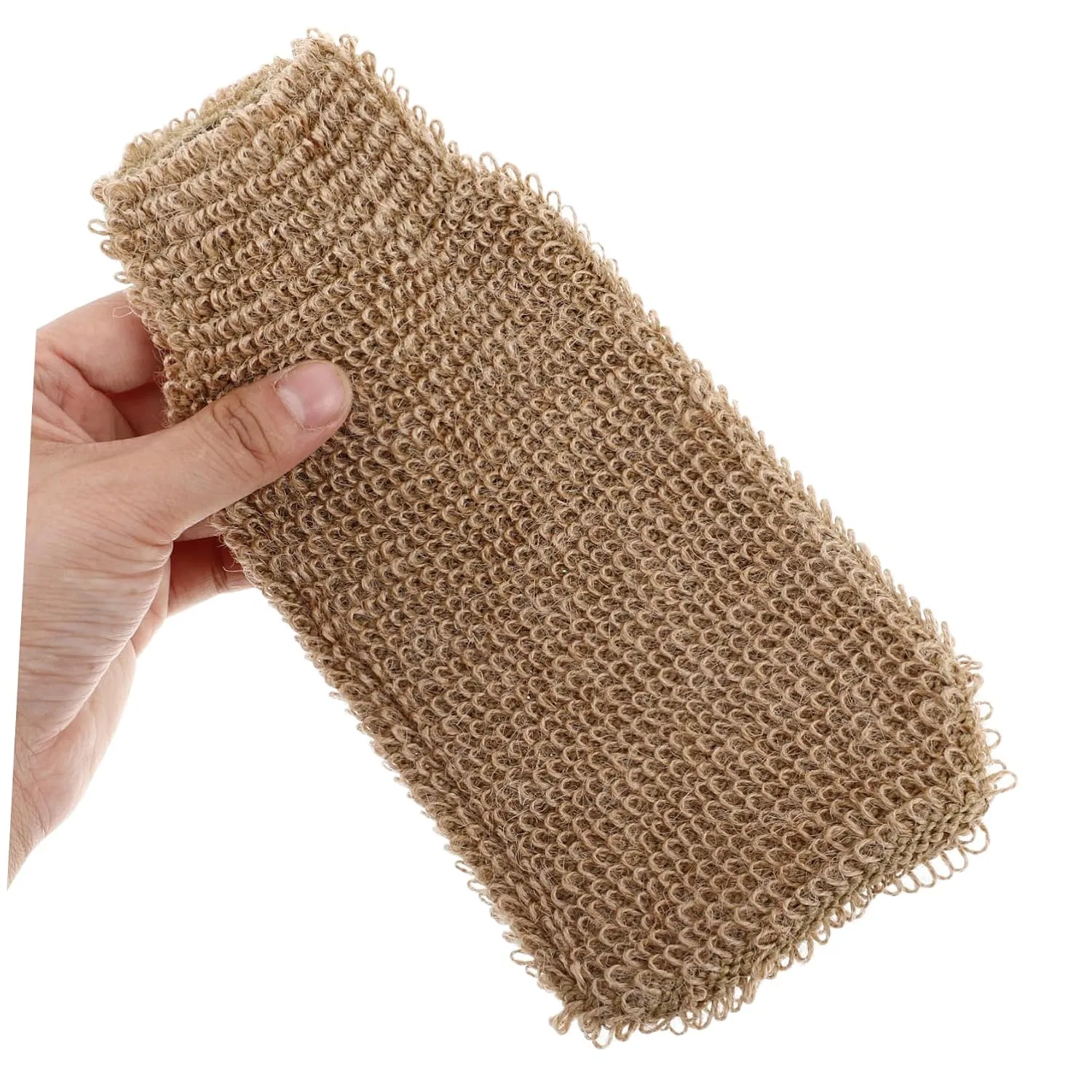 Перчатки для пилинга OATIPHO, джутовые, 22x11x1 см, Khaki — фото 3
