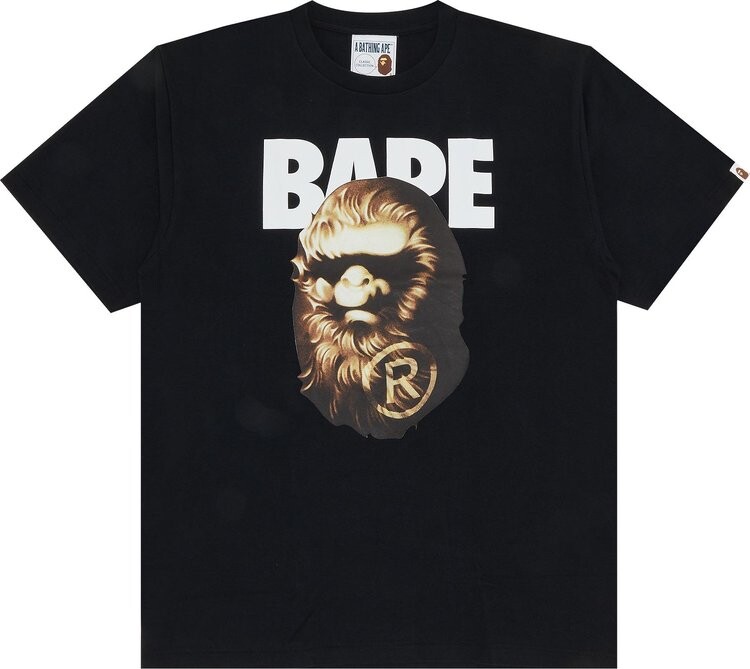 

Футболка BAPE Ape Head Tee 'Black', черный