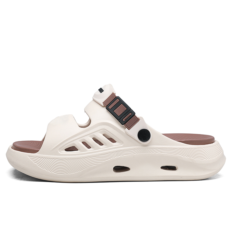 

NANJIREN Пляжные сандалии унисекс бежево-коричневые, цвет Beige Brown