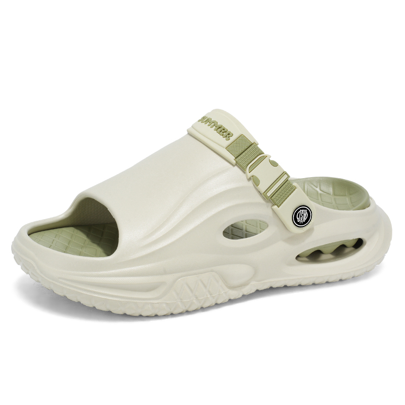 

JEANSWEST Пляжные сандалии мужские бело-зеленые, цвет Green