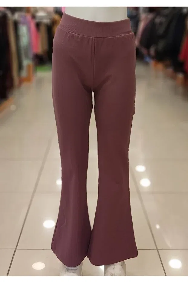 Детские брюки для девочек с широкой штаниной Yonca Çocuk, Purple