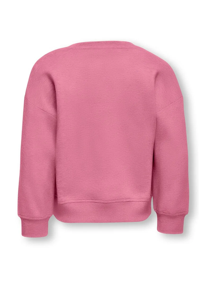 Мини-толстовка 'KMGSweat' в розовом цвете Only Mini — фото 2