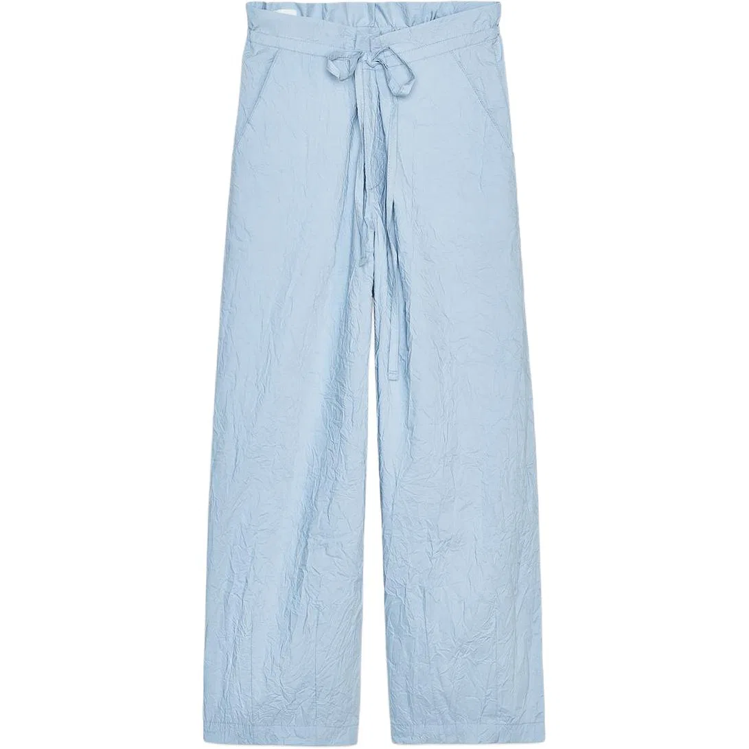 Женские брюки повседневные с принтом Fanglu Lin ZARA, Light Blue